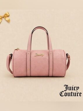 Juicy Couture Dusty Blush Barrel Bag Gift Set NWT